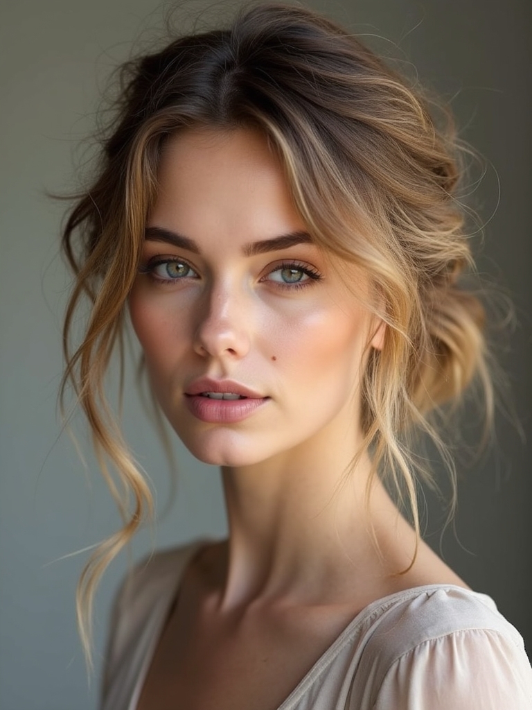 casual low bun tutorial