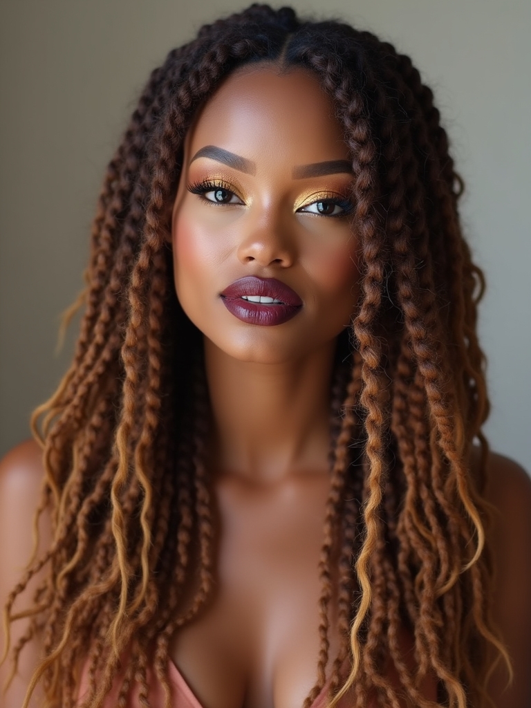 celebrity butterfly locs inspiration
