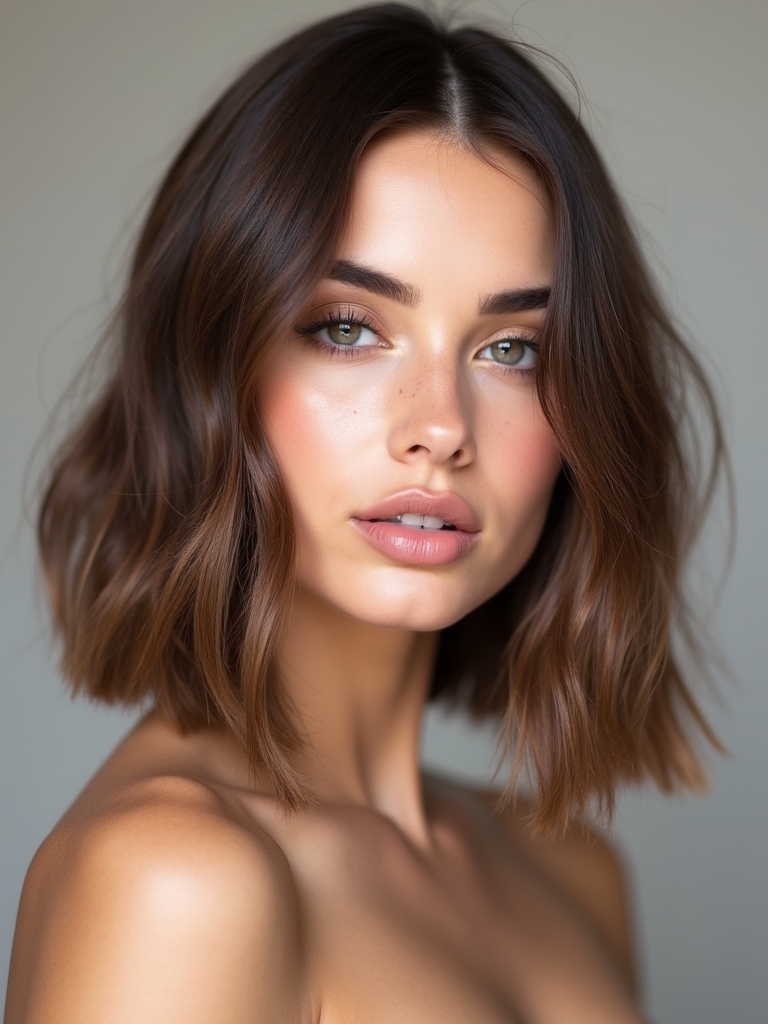 celebrity lob haircut inspiration