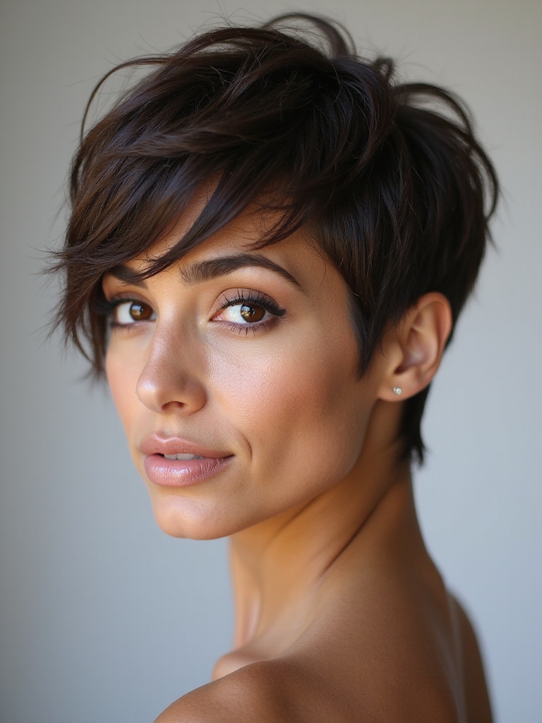 chic effortless tousled crop