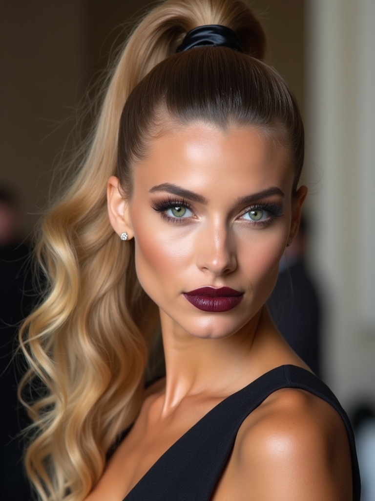 chic high ponytail tutorial