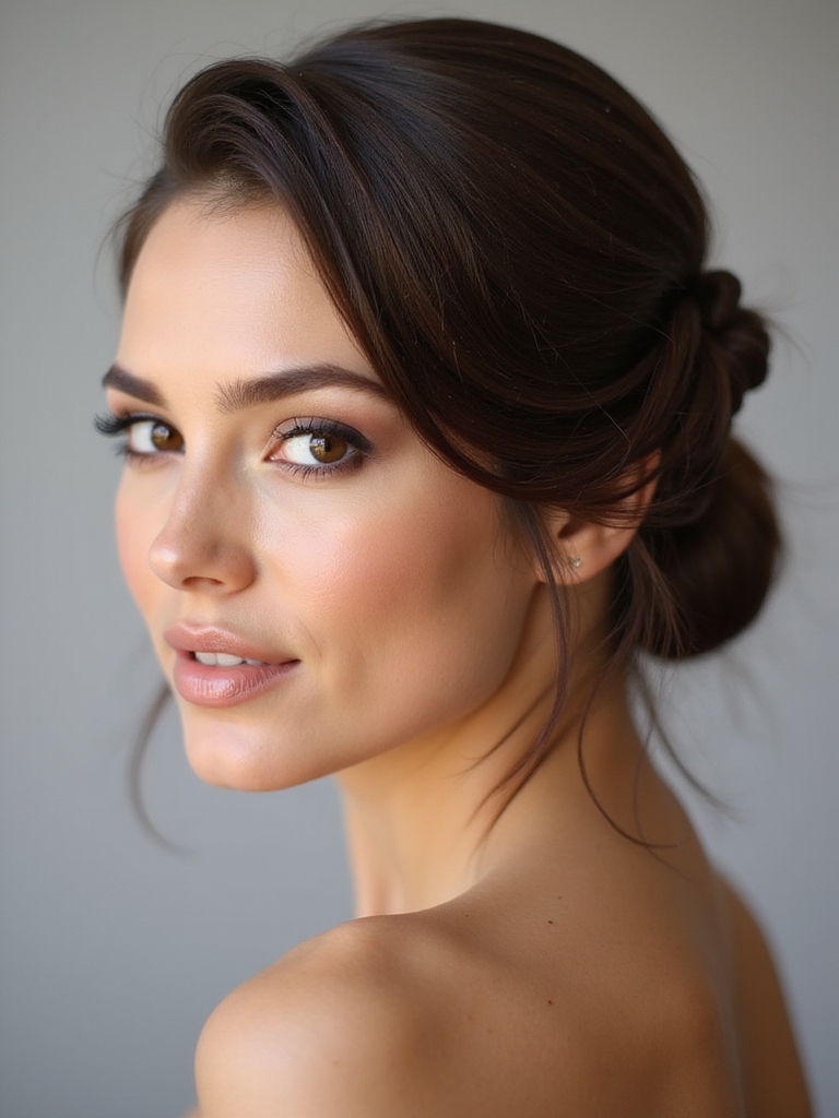 chic side swept twists