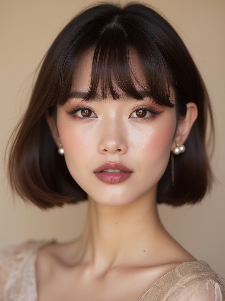 chin length bob s playful elegance