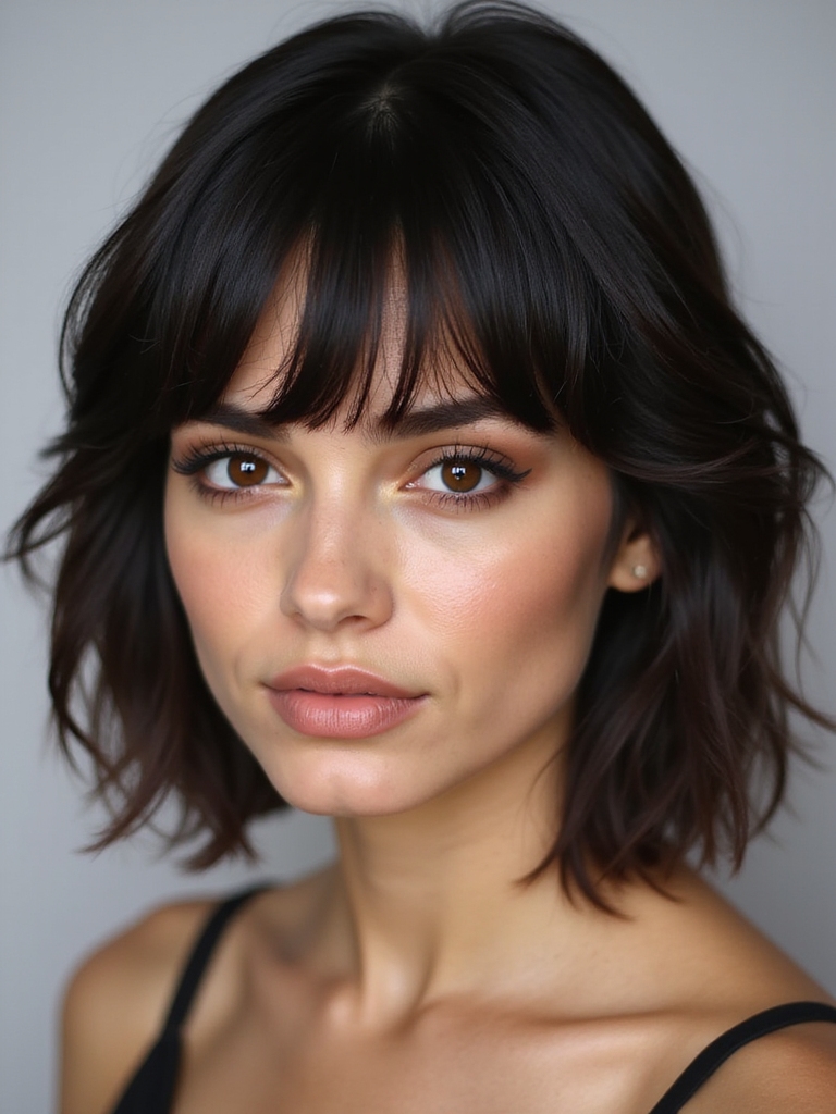 choosing flattering bang styles