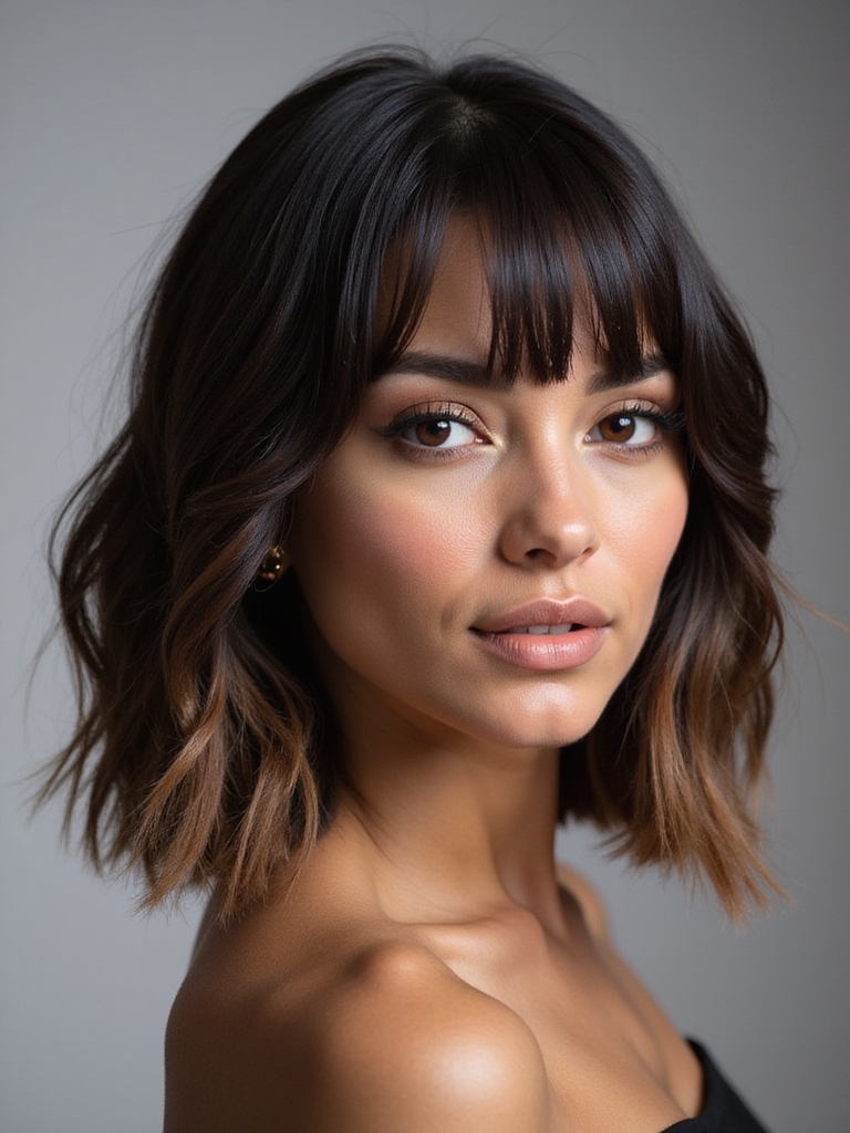 choppy bob adds dimension