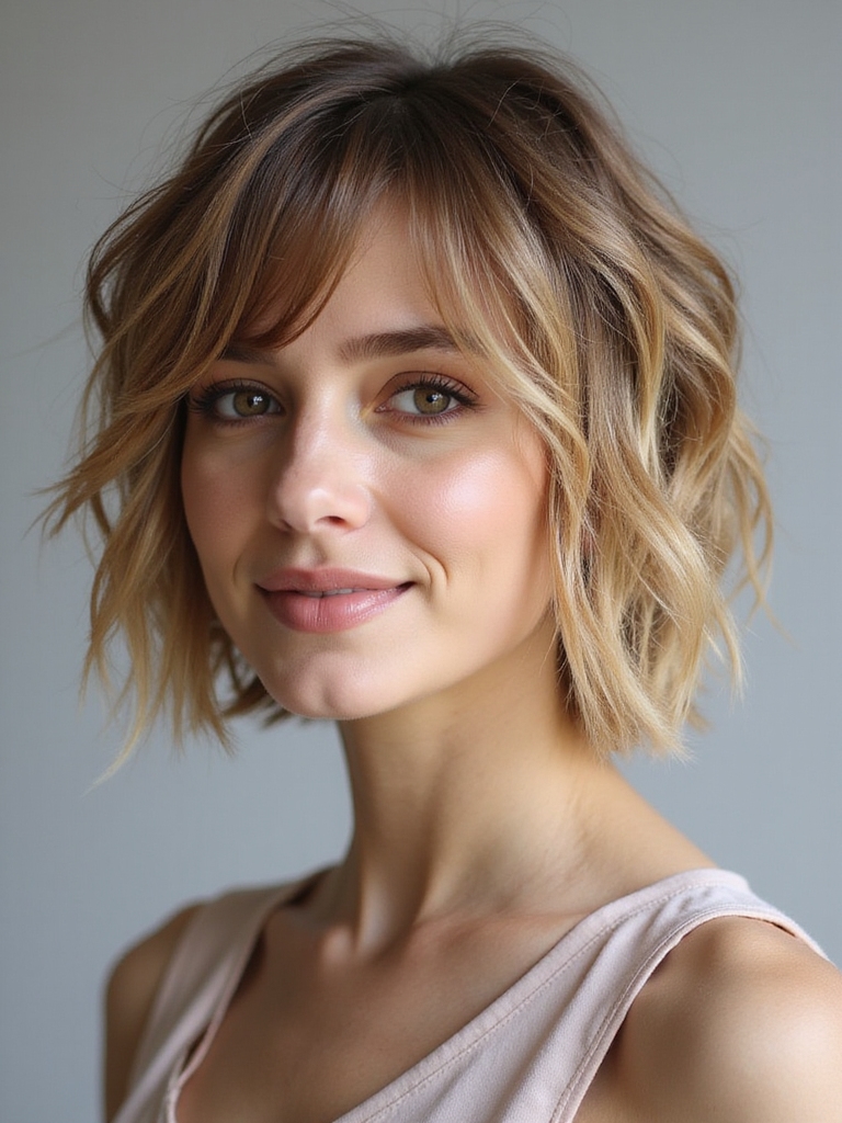 choppy shag haircut versatility