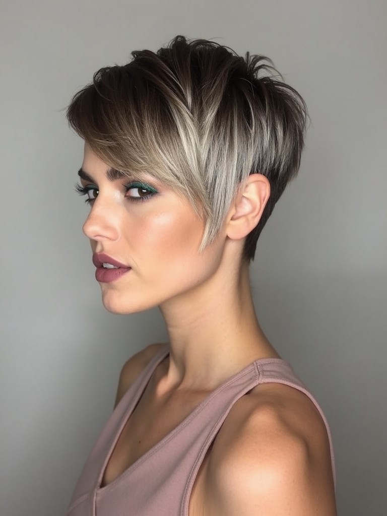 edgy asymmetry and bold colors
