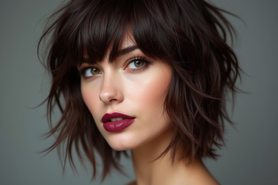edgy textured modern hairstyle