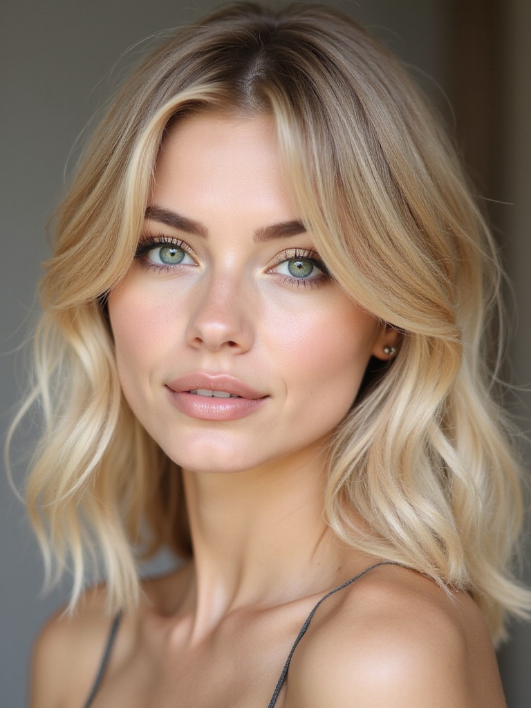 effortless beauty framing face