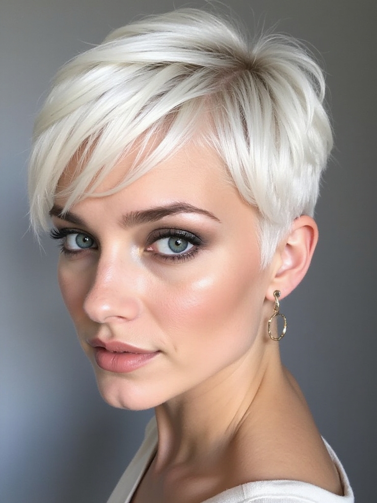 effortless bold modern hairstyle