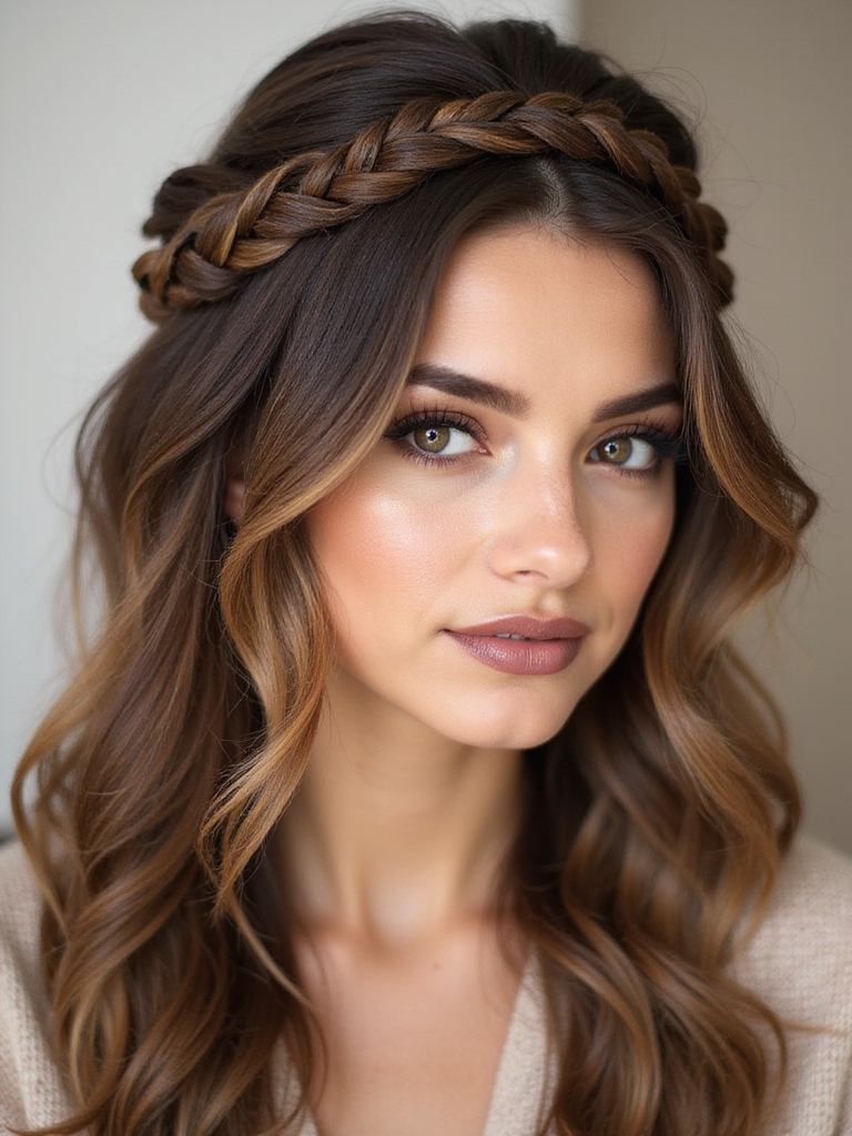 effortless elegant crown braid