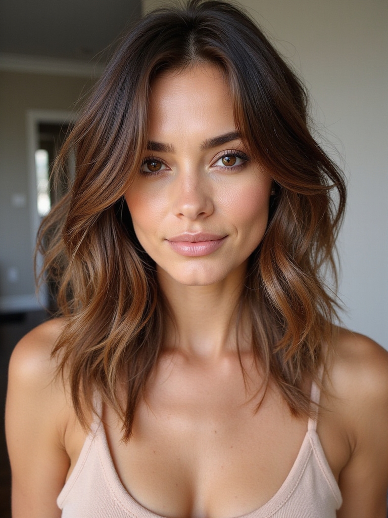 effortless shag haircut styling