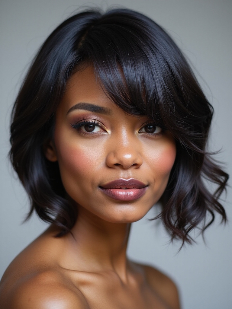 effortless short bob style