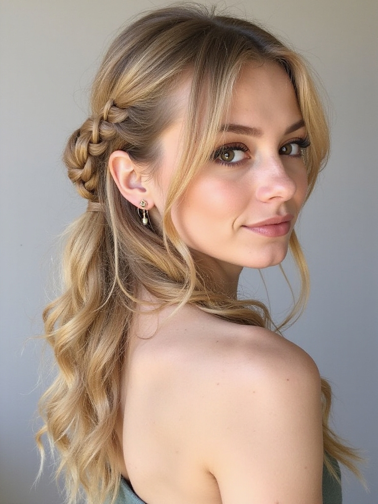 effortless side braid elegance