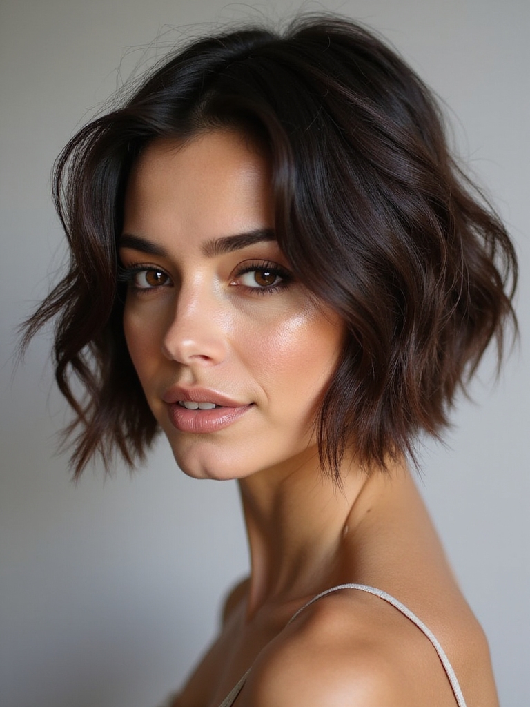 effortless stylish messy bob