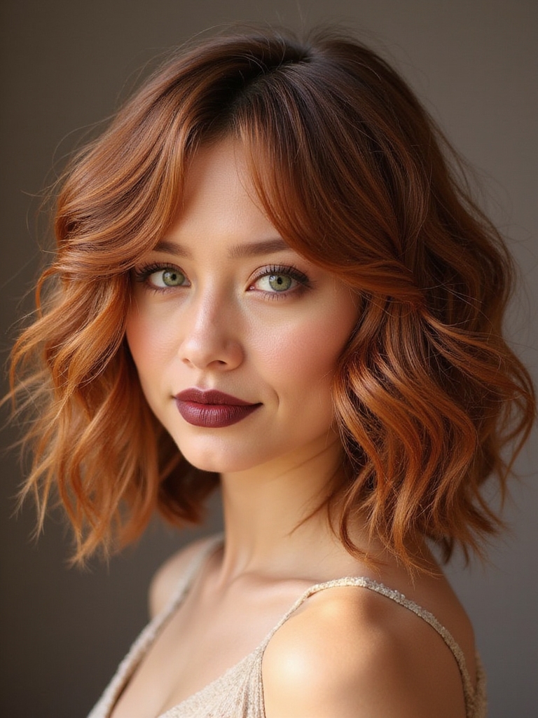 effortlessly chic curly shag