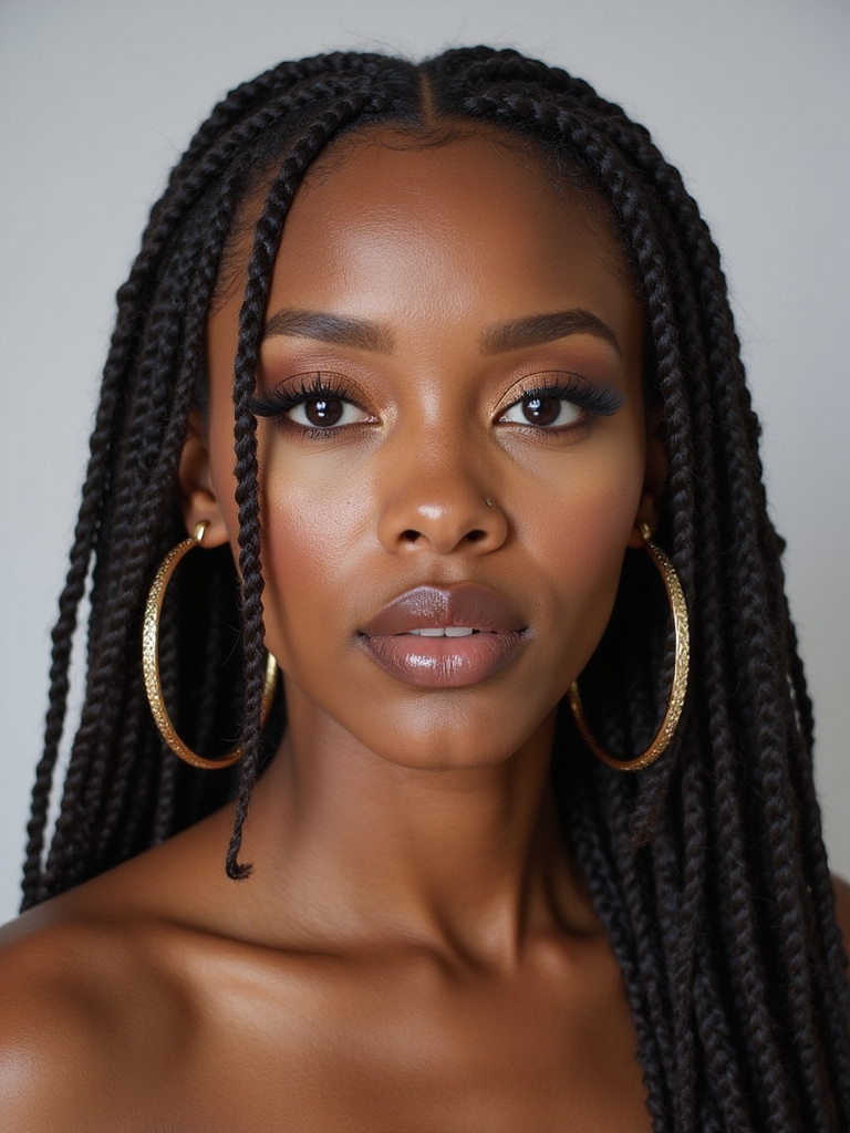 effortlessly chic short braids