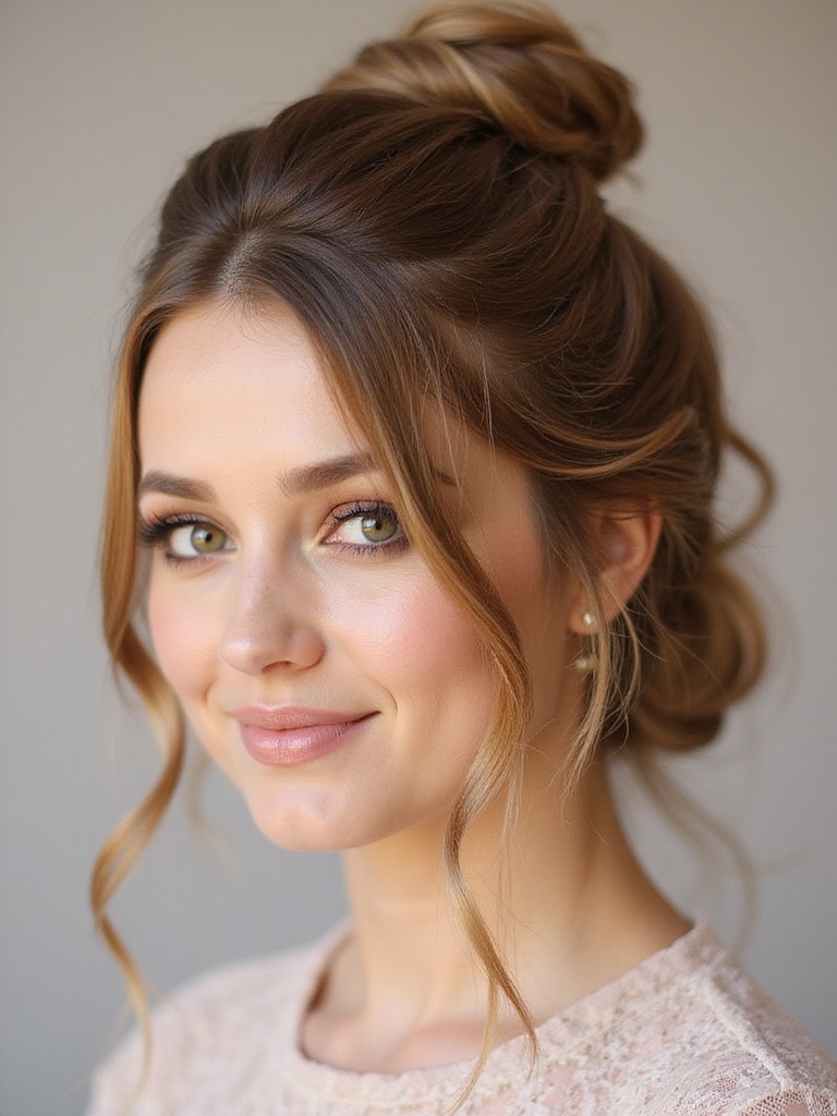 effortlessly chic top knot
