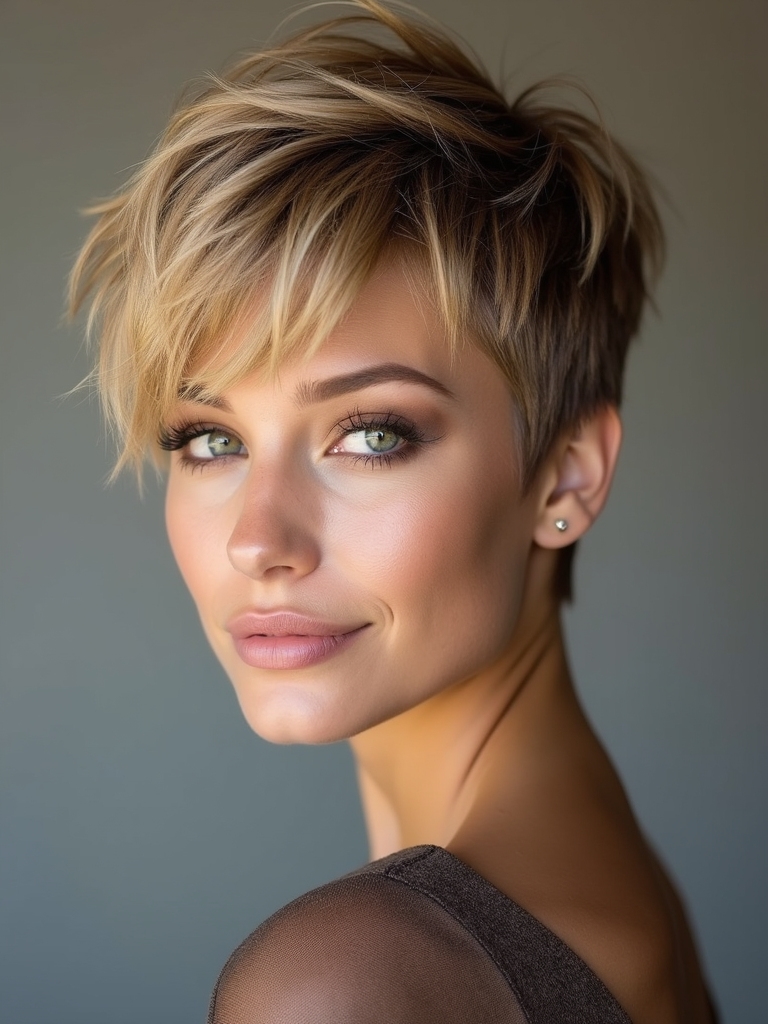 effortlessly chic wolf cut