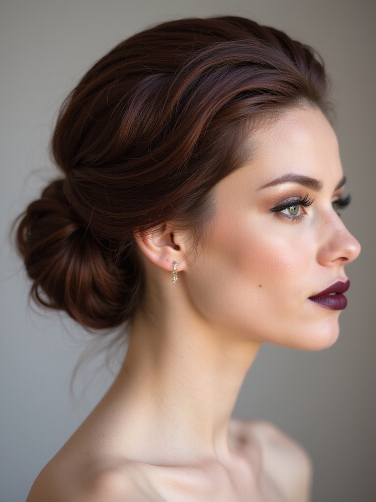 elegant french twist style