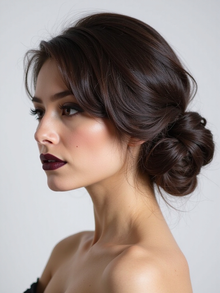 elegant roll updo tutorial