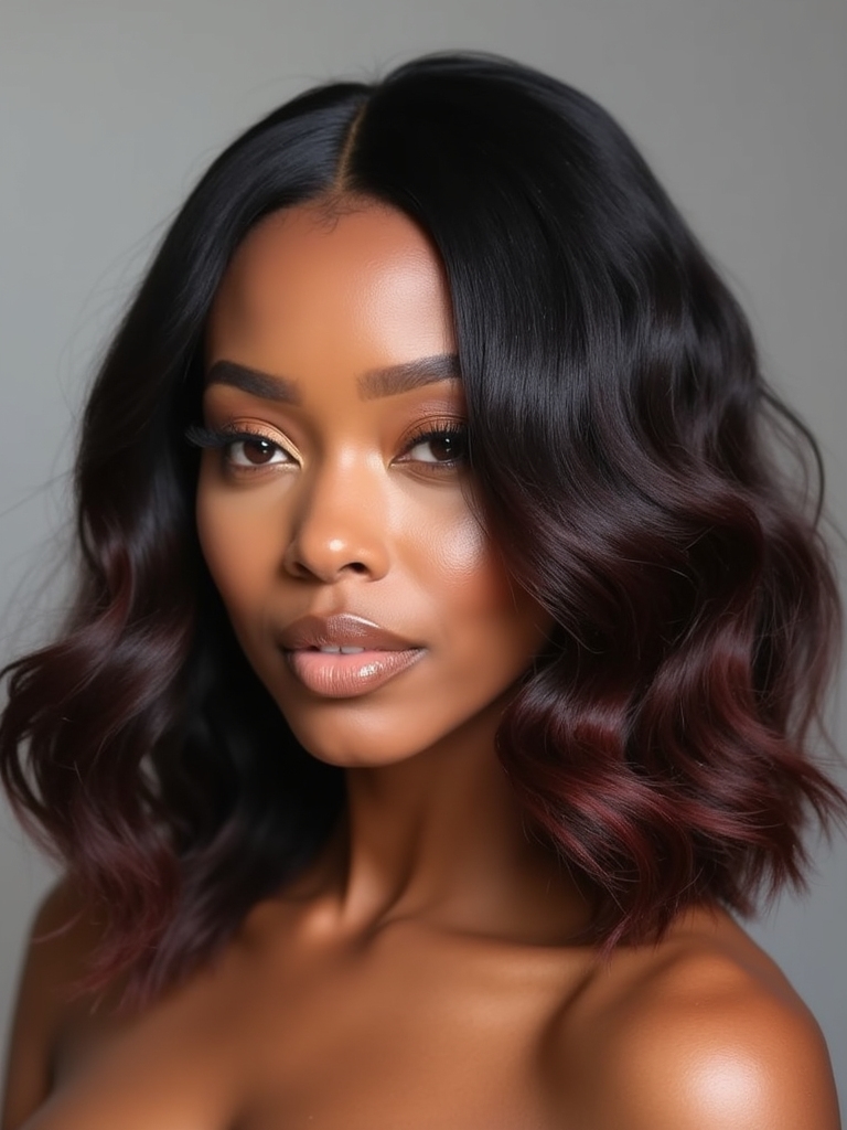 elegant textured bob hairstyle