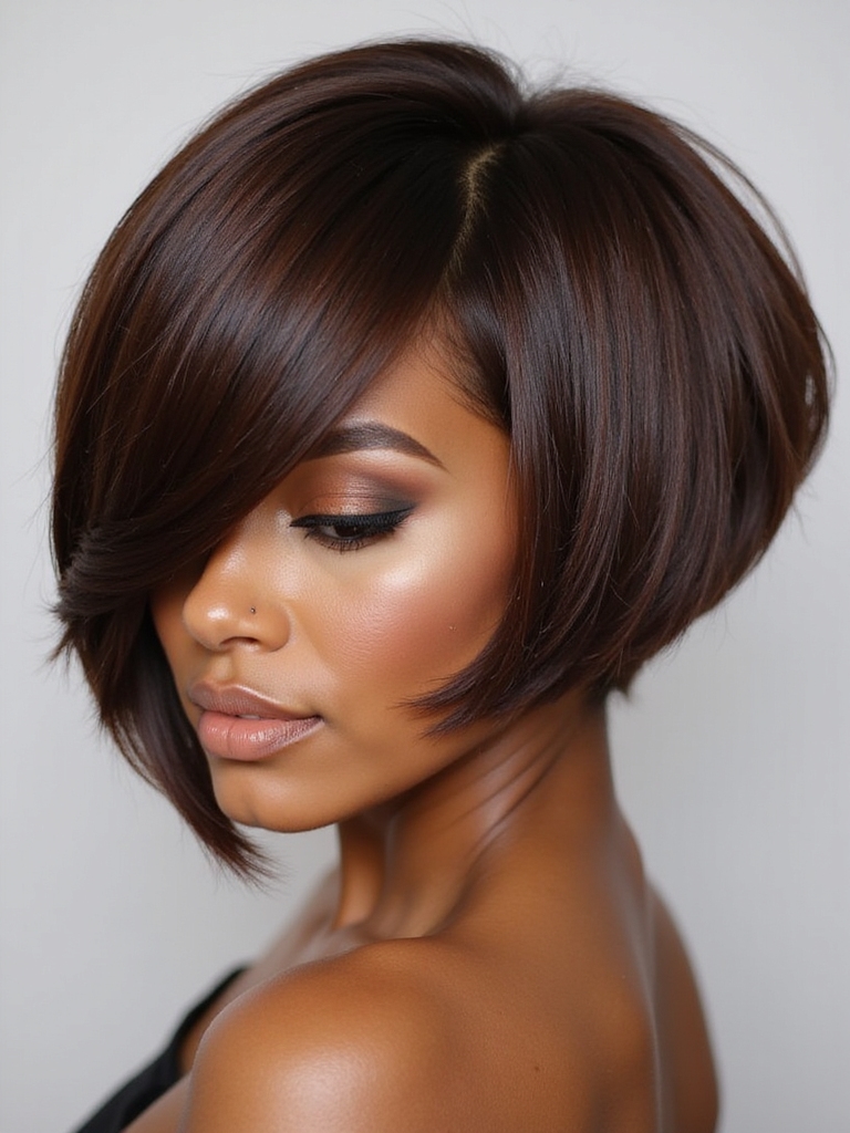 enchanting asymmetrical bob style