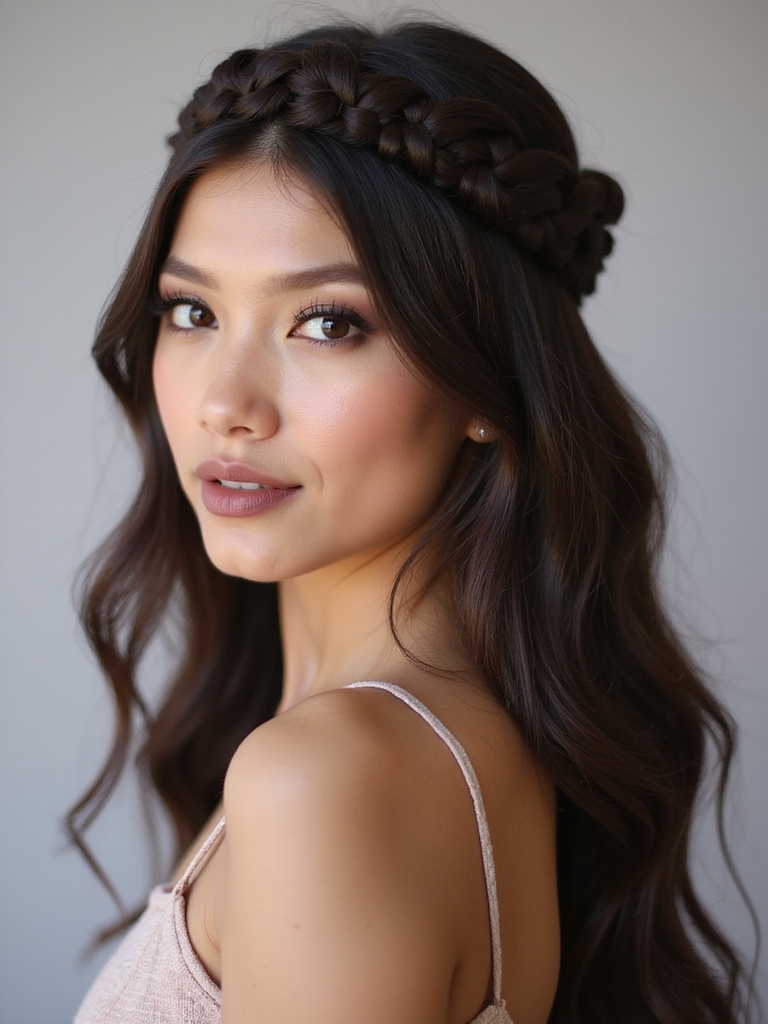 ethereal elegance in braids