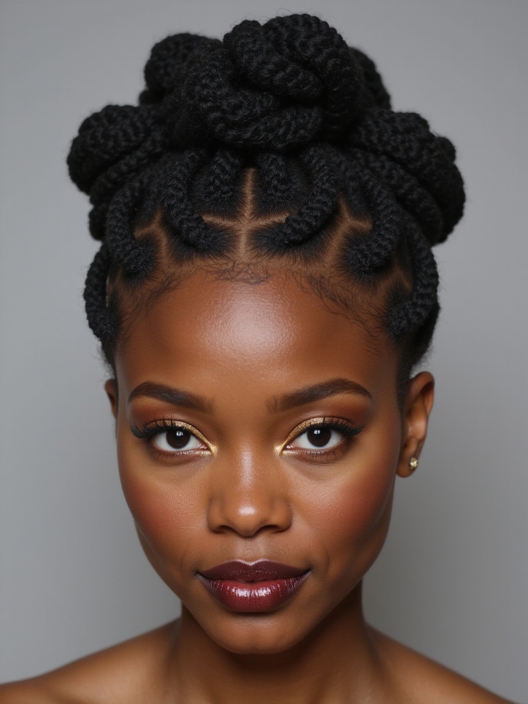 even and symmetrical bantu knots