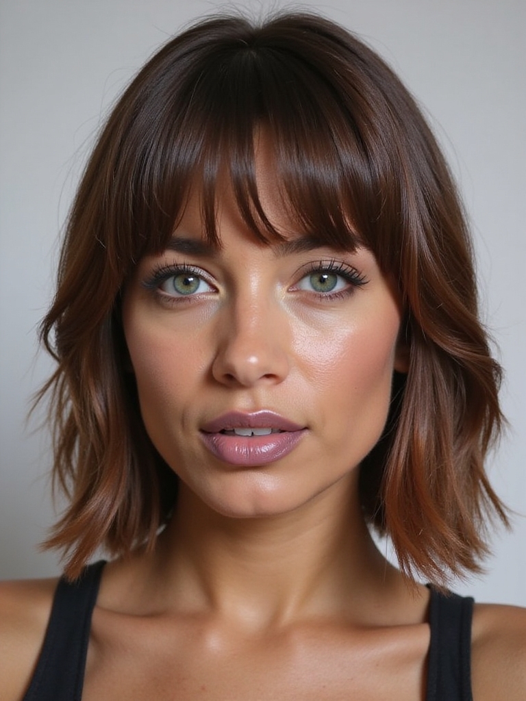 gentle soft lines hairstyle