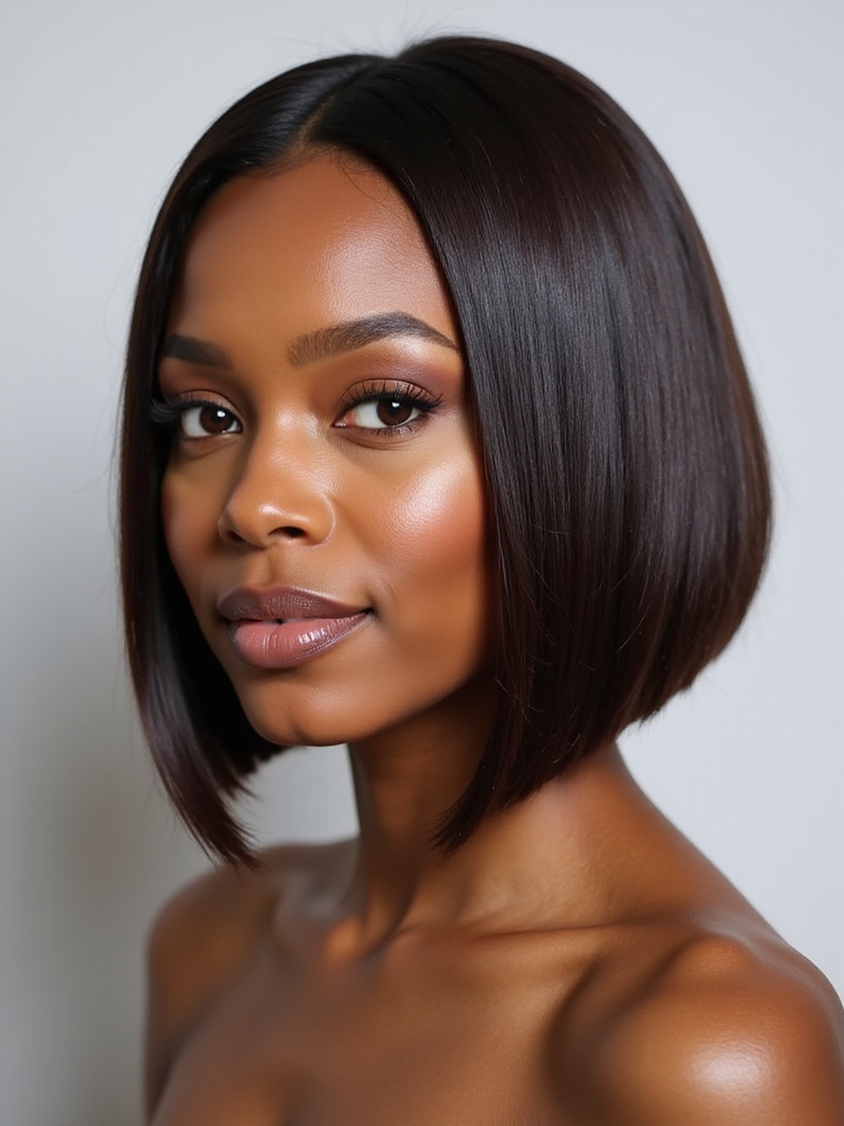 graduated bob for elegance