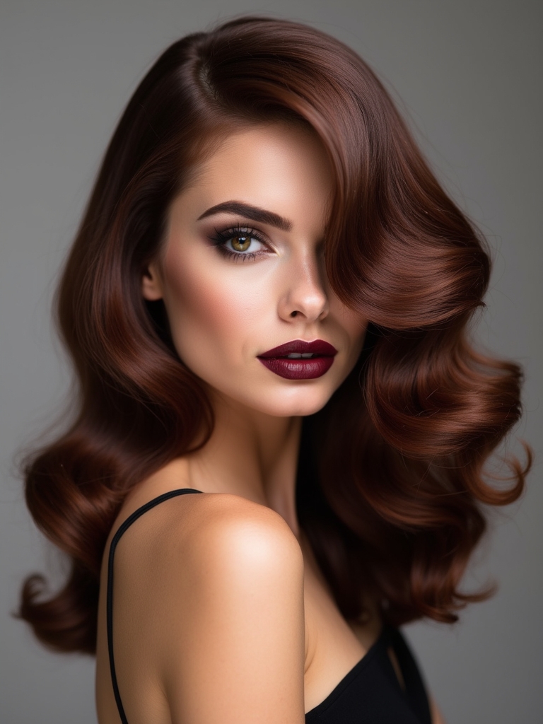 hollywood s side swept glamour styles