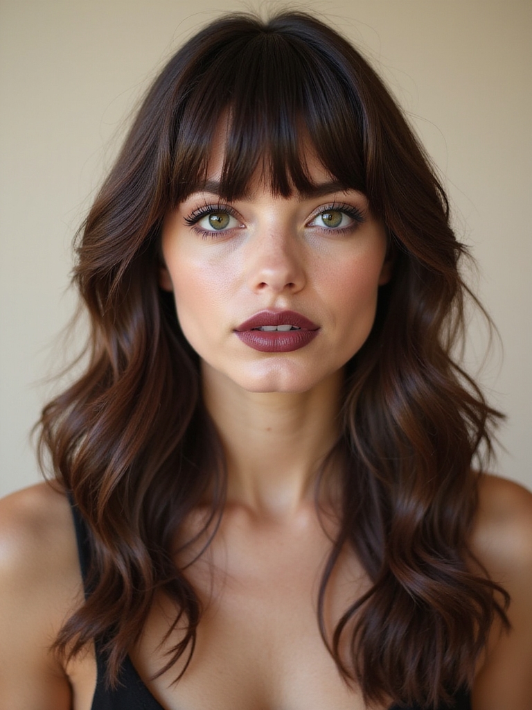 iconic bangs in fashion