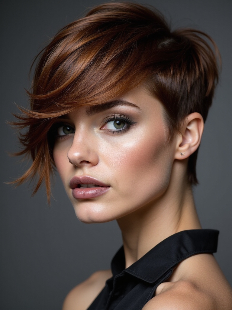 individuality through long pixie