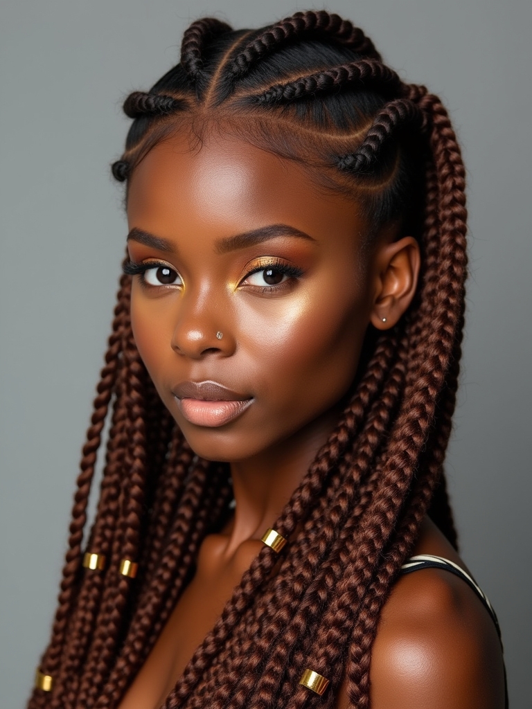 intricate zig zag artistry