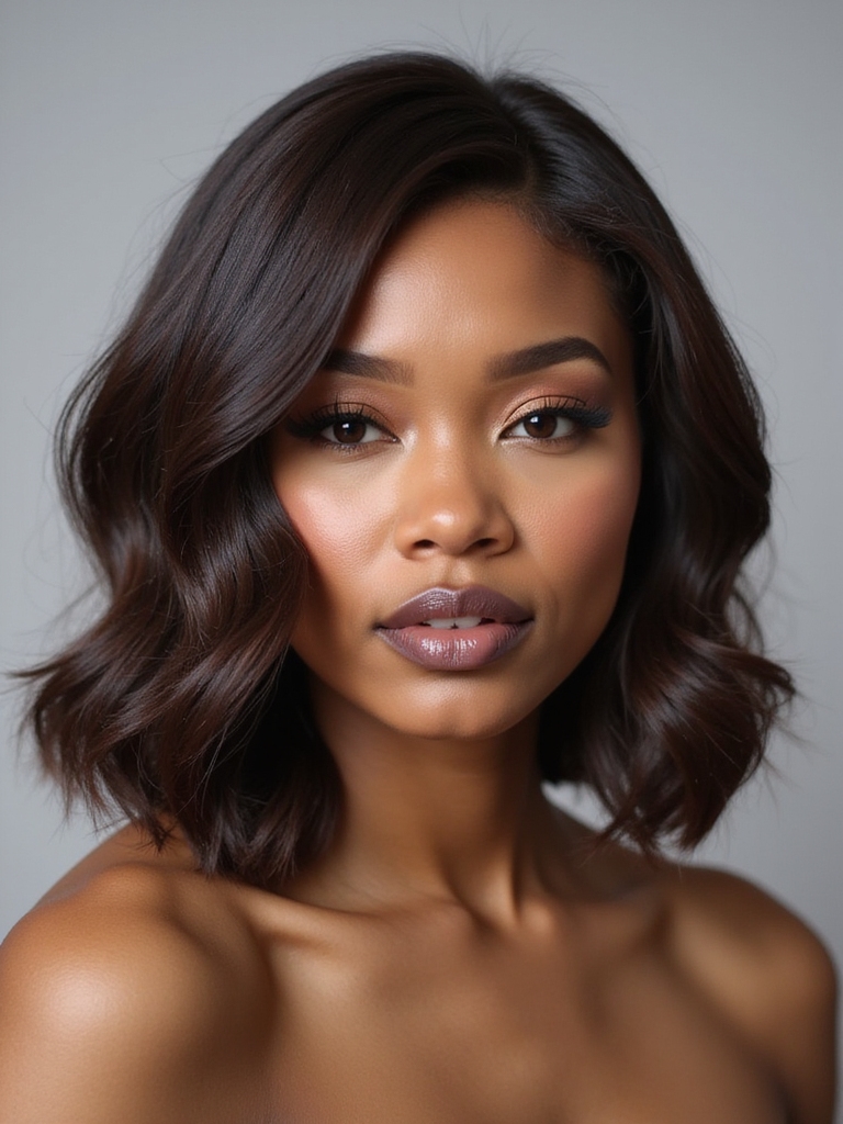 layered bob adds volume