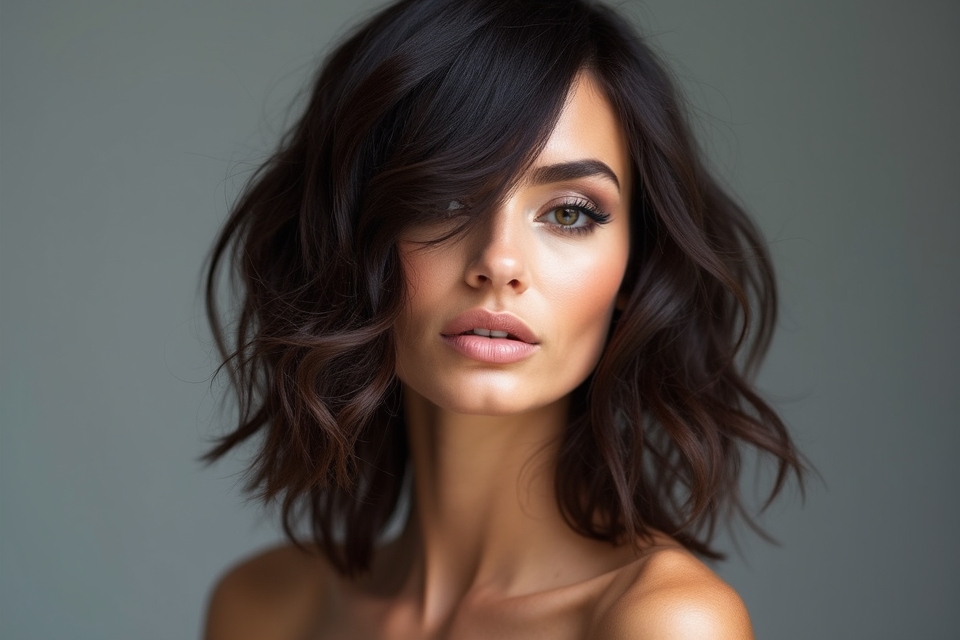 layered draped butterfly haircut