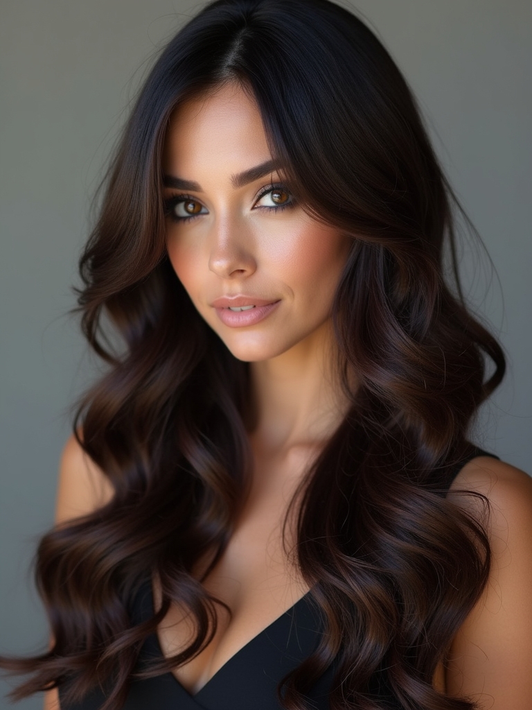 layered hairstyles for round faces