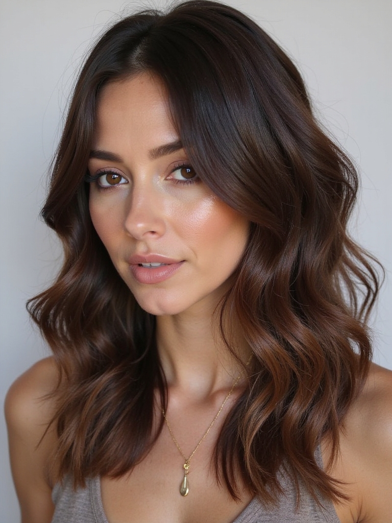 layered hairstyles straight vs wavy