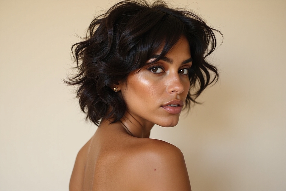 layered sculpted butterfly haircut