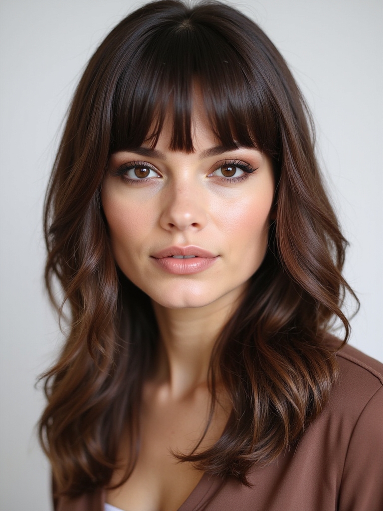 long shag for straight hair