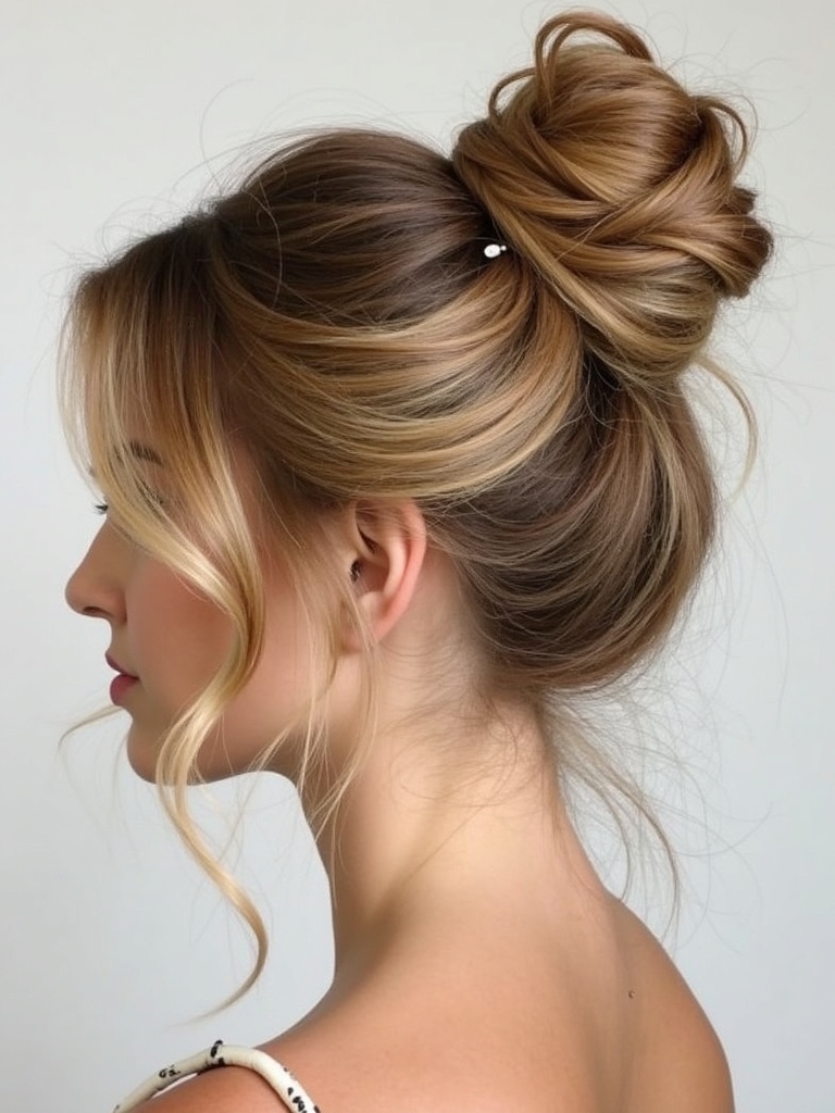 messy buns styling tips