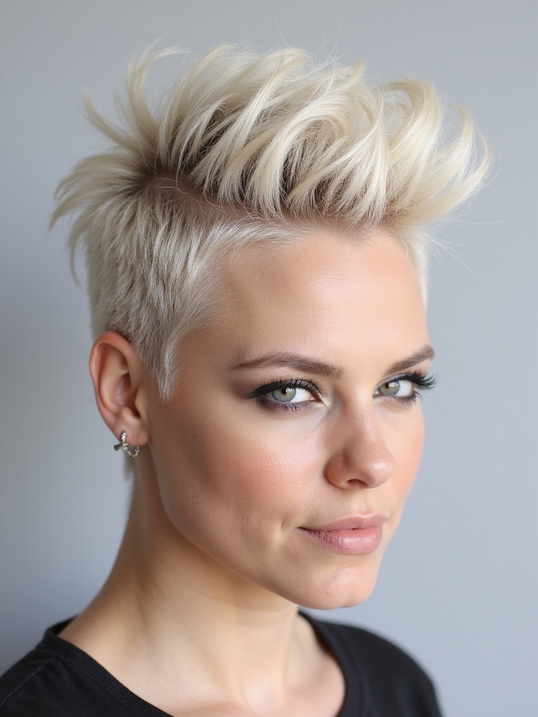 messy faux hawk styling tips