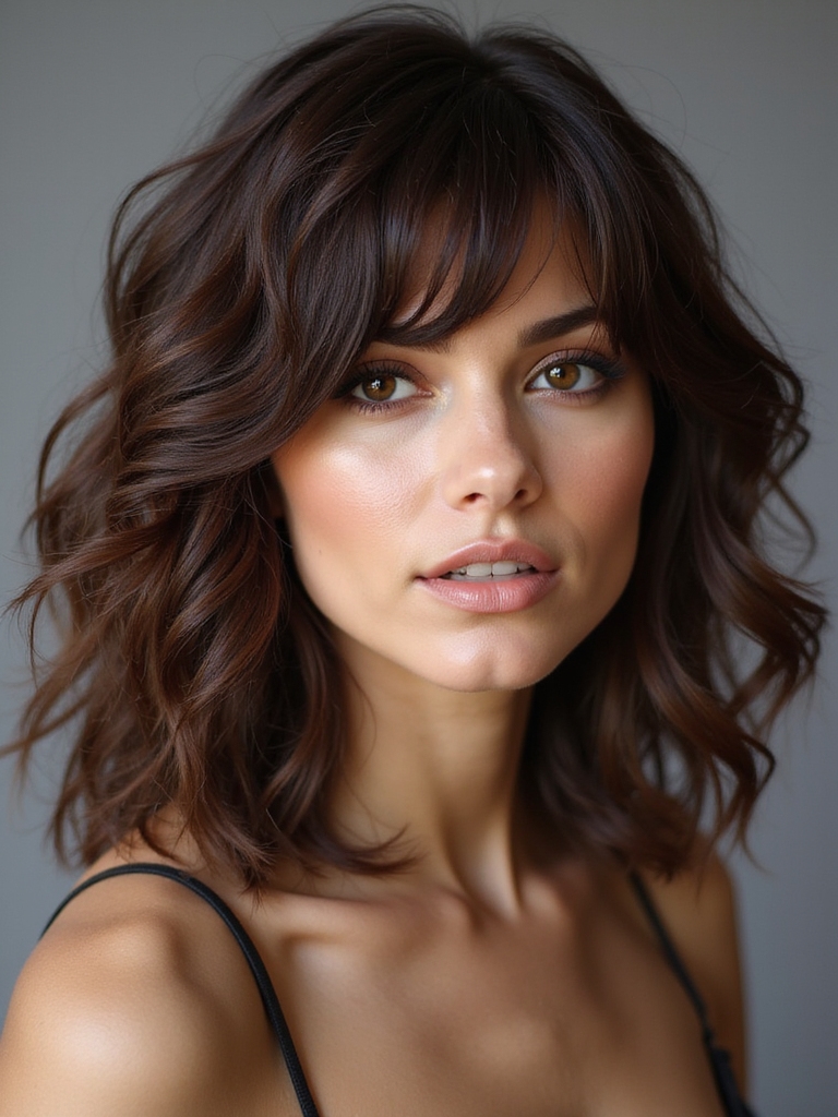 modern shag haircut variations