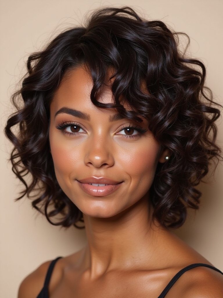 moisturize and trim curls