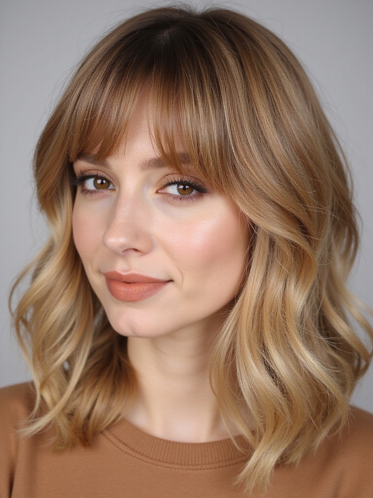 nostalgic bangs modern elegance