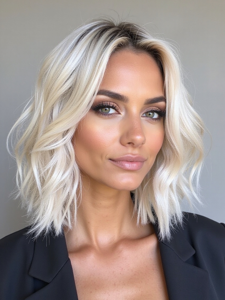 perfectly shaped lob cut