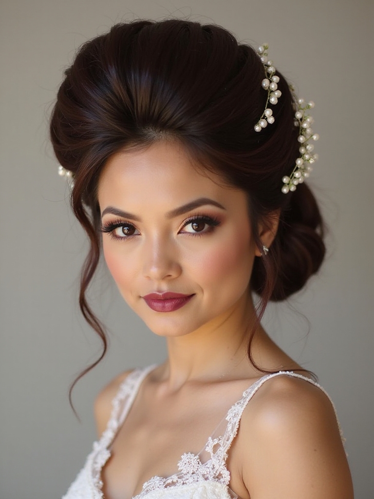 personalized elegant updo accessories