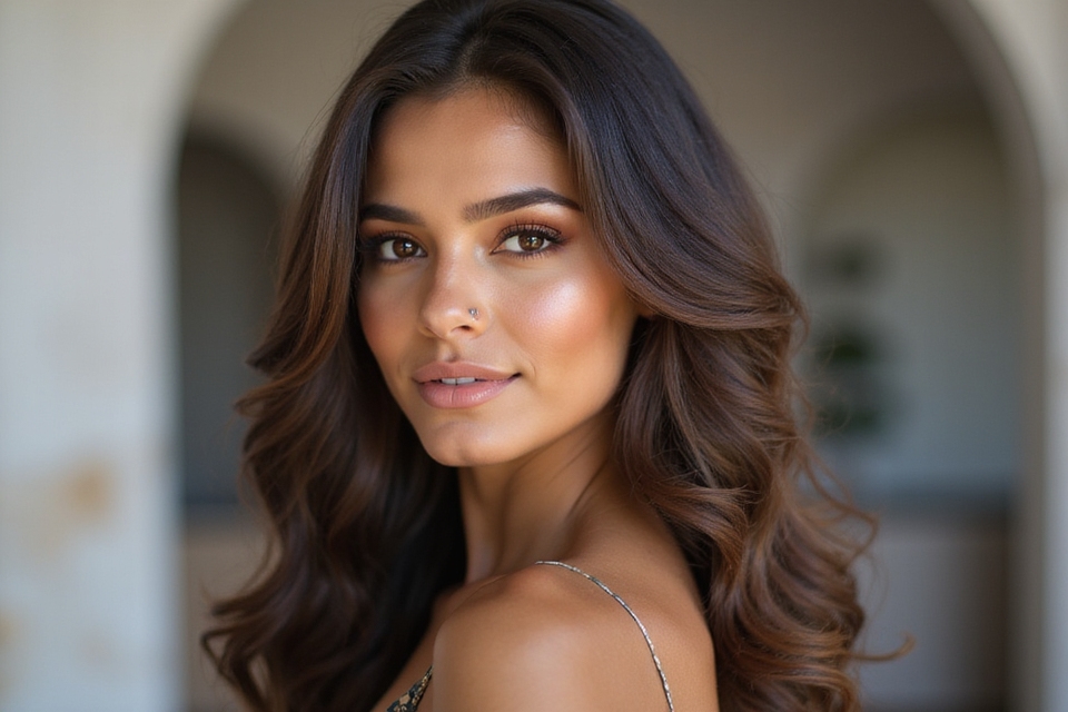 pinned front flowy ends