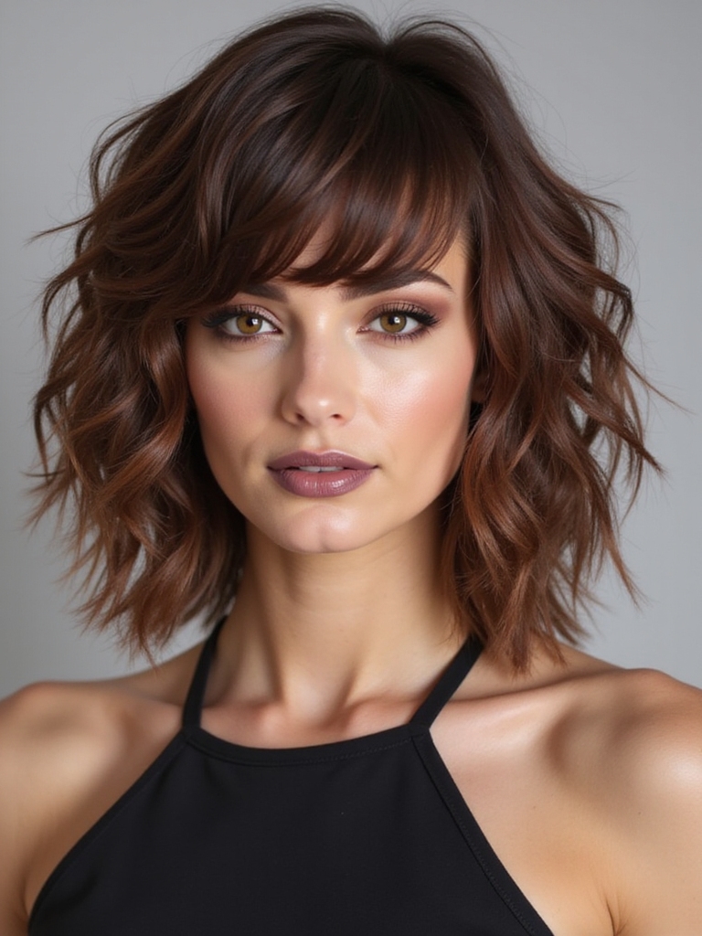 playful medium shag versatility